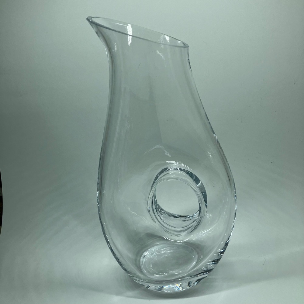 Lenox Tuscany Classics Pierced Pitcher 48 Oz Clear Crystal Glass Decanter Carafe
